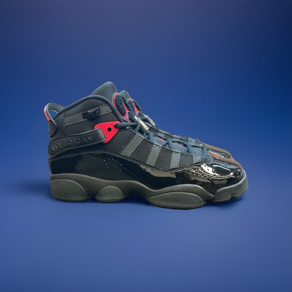 Nike Jordan 10.5 Rings (GS) Black Fire Red Anthracite (323419 026)